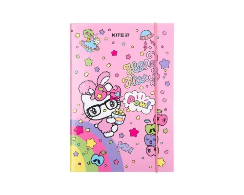 Папка для зошитів Kite В5 на гумці Hello Kitty, картон (HK23-210)
