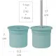 Поильник-непроливайка MinikOiOi Sip+Snack (Aqua Green/Powder Grey) (101100107)