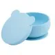 Тарілка дитяча MinikOiOi Bowly глибока з кришкою на присосці Mineral Blue (101080003)