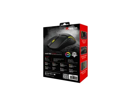 Мышка Xtrike ME GW-610 Wireless RGB Black (GW-610)