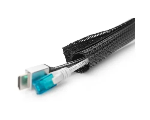 Тримач для кабелю Digitus Cable Tube, 2m, black (DA-90507)