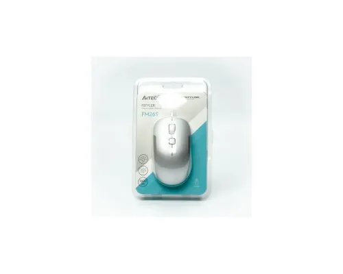 Мышка A4Tech FM26S USB Icy White (4711421993562)