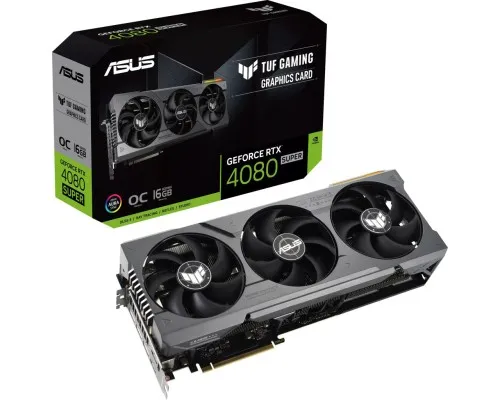 Відеокарта ASUS GeForce RTX4080 SUPER 16Gb TUF OC GAMING (TUF-RTX4080S-O16G-GAMING)