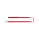 Поводок для собак Dog Extreme из нейлона с прорезиненной ручкой Ш 20 мм Д 122 см красный (43153)