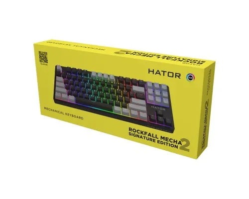Клавіатура Hator Rockfall 2 Mecha Signature Edition USB Black/Gray (HTK-520-BBG)