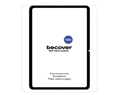 Скло захисне BeCover 10D Lenovo Tab M11 (2024) TB-TB330FU/Xiaoxin Pad 11 (2024) 11" Black (710969)