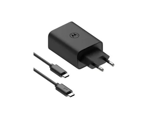 Зарядное устройство Motorola 50W U+C + cable USB-C (SJMC502) (1060545)