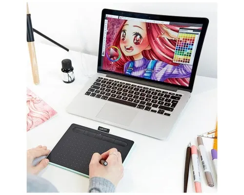 Графический планшет Wacom Intuos S Bluetooth pistachio (CTL-4100WLE-N)