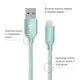 Дата кабель USB 2.0 AM to Lightning 2.0m mint ColorWay (CW-CBUL007-MT)