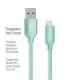 Дата кабель USB 2.0 AM to Lightning 2.0m mint ColorWay (CW-CBUL007-MT)