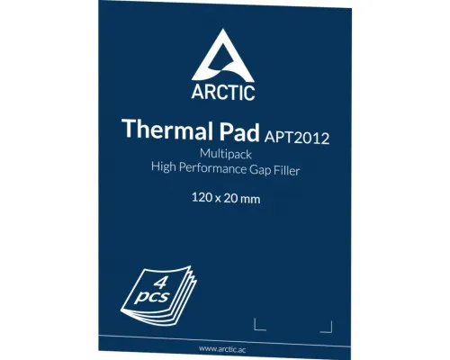 Термопрокладка Arctic Thermal Pad Basic 120x20mm, t:0,5 mm 4pcs (ACTPD00023A)