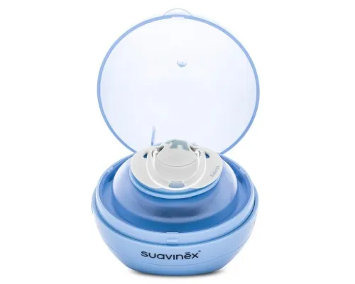 Стерилизатор Suavinex портативный для пустышек синий (400817)
