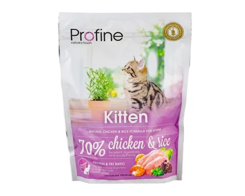 Сухой корм для кошек Profine Cat Kitten с курицей и рисом 300 г (8595602517633)