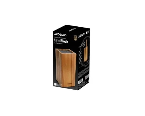 Підставка для ножів Ardesto Black Mars 23 см Wood (AR2123AH)