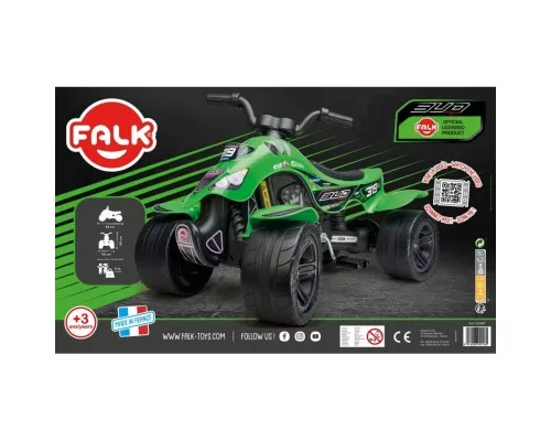 Веломобиль Falk Quad Pirate 609 BR квадроцикл Зеленый (609BR)