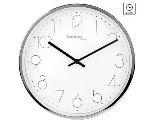 Настінний годинник Technoline WT7210 White/Silver (DAS301798)