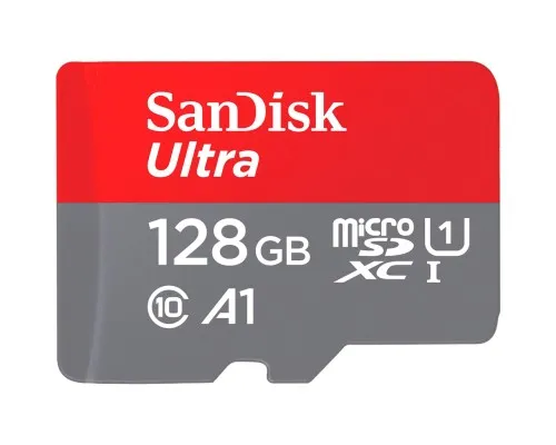 Карта памяти SanDisk 128GB microSD class 10 UHS-I Ultra (SDSQUAB-128G-GN6MA)
