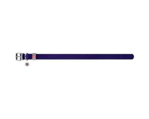Нашийник для тварин WAUDOG Classic шкіряний 25 мм х 38-49 см фіолетовий (02189)