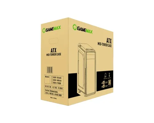 Корпус Gamemax G561-FRGB-WH