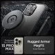 Чехол для мобильного телефона Spigen Apple iPhone 15 Pro Max Rugged Armor MagFit Matte Black (ACS06561)