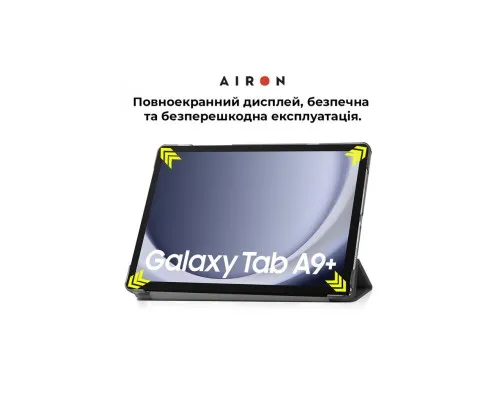 Чохол до планшета AirOn Premium Samsung Galaxy Tab A9 Plus 11 2023 + film (4822352781102)