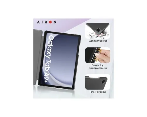 Чохол до планшета AirOn Premium Samsung Galaxy Tab A9 Plus 11 2023 + film (4822352781102)