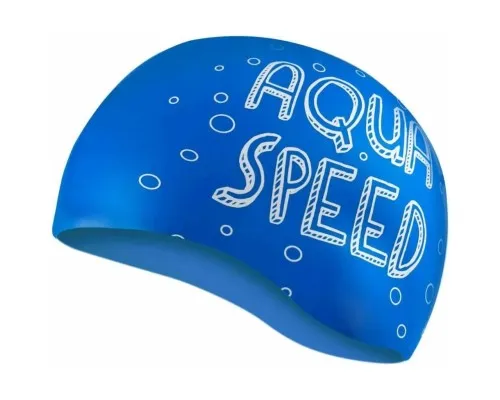 Шапка для плавання Aqua Speed Kiddie 142-Shark 1783 синій Діт OSFM (5908217617835)