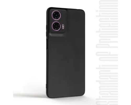 Чохол до мобільного телефона Armorstandart Matte Slim Fit Motorola G24 Camera cover Black (ARM74310)