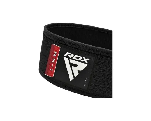 Атлетический пояс RDX RX1 Weight Lifting Belt Black XL (WBS-RX1B-XL)