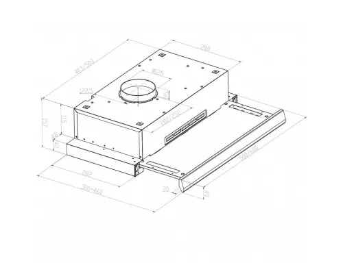 Витяжка кухонна Pyramida TLX1-60 IV