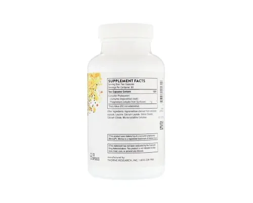 Антиоксидант Thorne Research Фитосомы Куркумина 500-SF, Curcumin Phytosome Meriva, 120 г (THR-00479)