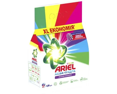 Пральний порошок Ariel Аква-Пудра Color 4.05 кг (8006540536919)