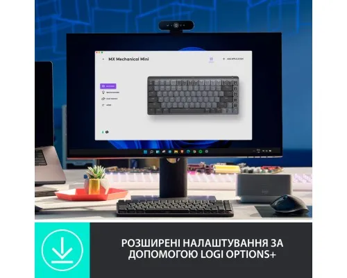 Клавіатура Logitech MX Mechanical Mini Minimalist Graphite (920-010780)