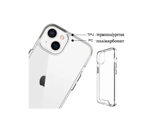 Чохол до мобільного телефона BeCover Space Case Apple iPhone 14 Pro Transparancy (708583)