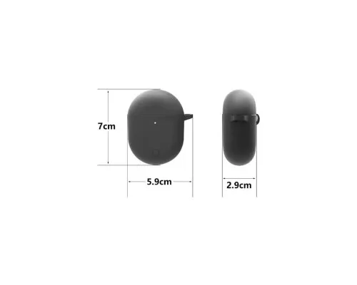 Чохол для навушників BeCover Silicon для Xiaomi Redmi Buds 3 Pro Dark Green (707463)