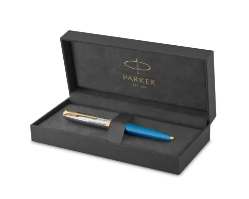 Ручка кулькова Parker 51 Premium Turquoise GT BP (56 432)