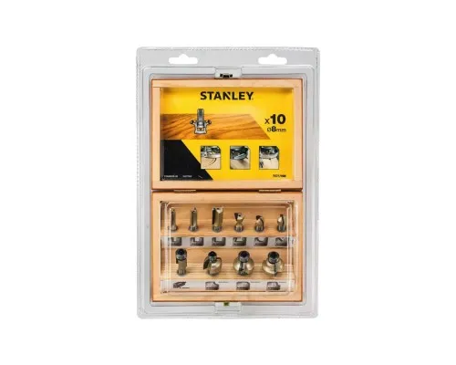 Набір фрез Stanley TCT 8 мм, 10 шт. (STA80020)