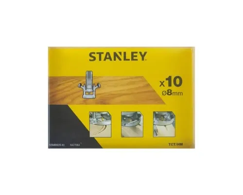 Набір фрез Stanley TCT 8 мм, 10 шт. (STA80020)