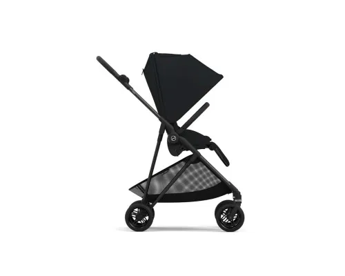 Коляска Cybex Melio Carbon Moon Black (з бампером) (522002639)