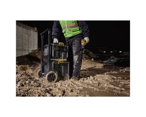 Ящик для інструментів DeWALT комплект TOUGHSYSTEM 2.0, 3 ящики на візку (DWST83401-1)