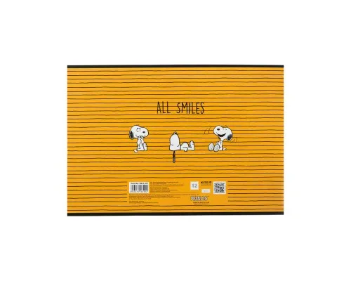 Альбом для рисования Kite Peanuts Snoopy, 12 листов (SN23-241)