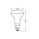 Лампочка Osram LED R39 25 36 1,5W/827 230V E14 (4058075433243)