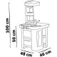 Ігровий набір Smoby Інтерактивна кухня Тефаль Студіо Френч з аксесуарами Графітова (311056)