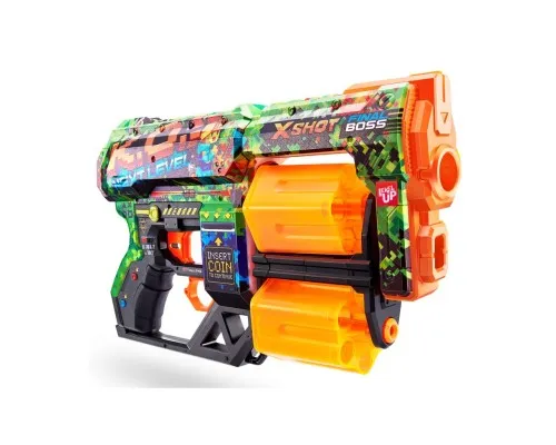 Іграшкова зброя Zuru X-Shot Швидкострільний бластер Skins Dread К.О. (12 патронів) (36517B)