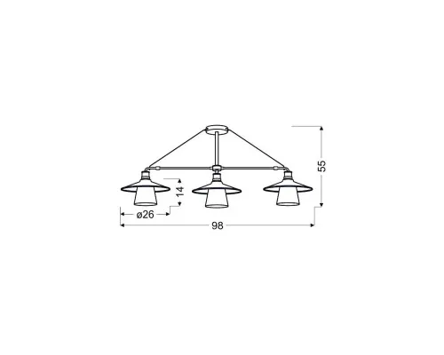 Люстра Candellux LOFT (33-43115)