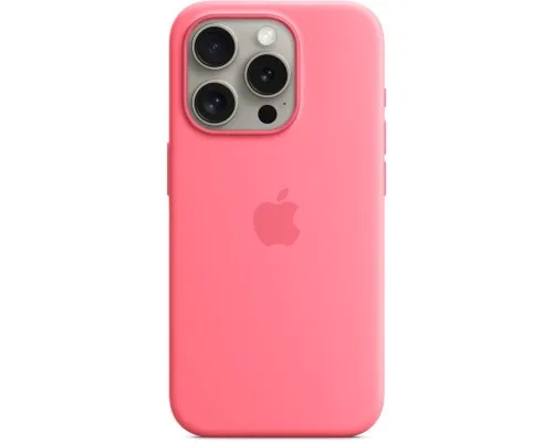 Чохол до мобільного телефона Apple iPhone 15 Pro Silicone Case with MagSafe - Pink,Model A3125 (MWNJ3ZM/A)