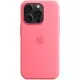 Чехол для мобильного телефона Apple iPhone 15 Pro Silicone Case with MagSafe - Pink,Model A3125 (MWNJ3ZM/A)