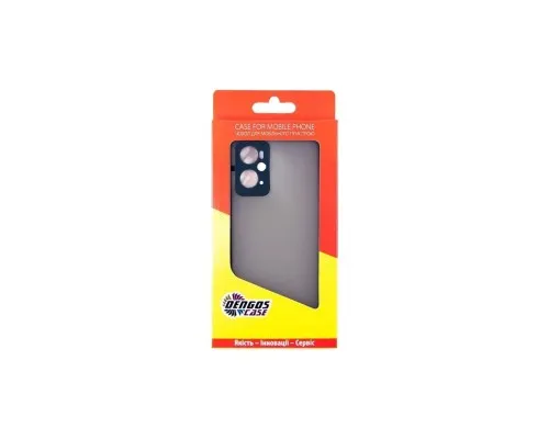 Чохол до мобільного телефона Dengos Kit for OPPO A76 case + glass (Black) (DG-KM-37)