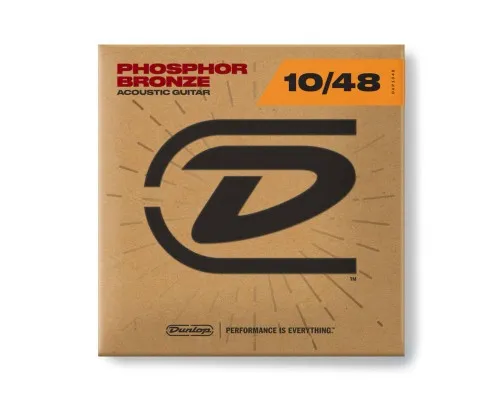 Струни для гітари Jim Dunlop Phosphor Bronze Acoustic Guitar Strings (10-48) (DAP1048)