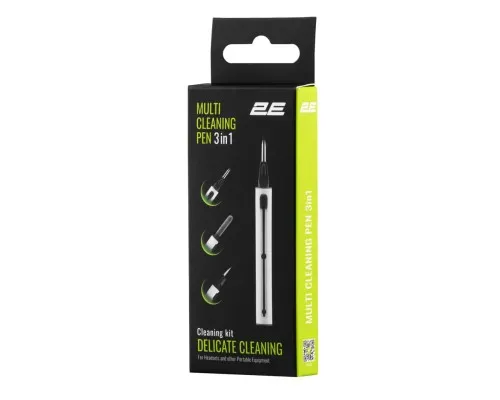 Універсальний чистячий набір 2E for headphones, 3in1, white-grey (2E-SK3IN1)